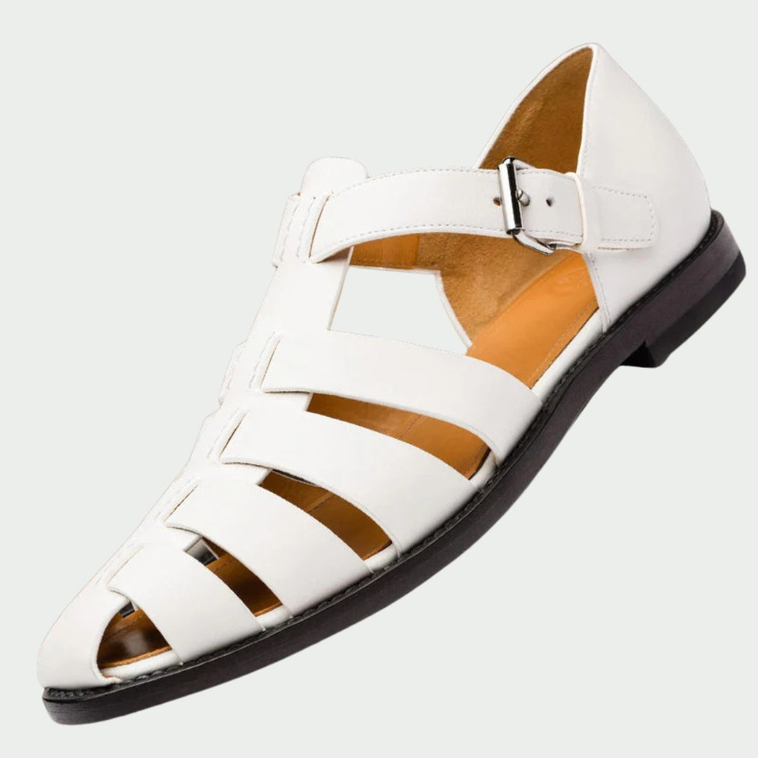 Avenli | Premium faux leather sandals for men