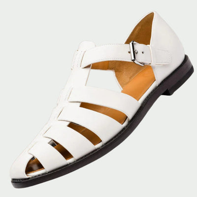 Avenli | Premium faux leather sandals for men