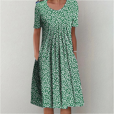 Sofia™ | Elegant and relaxed floral dress with pockets