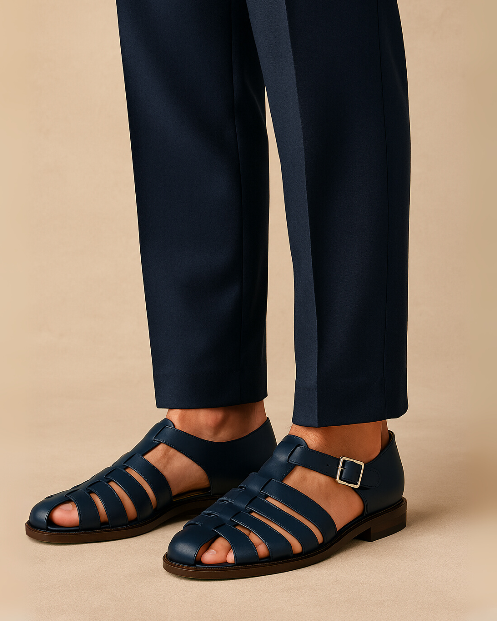 Grazio - Closed sandal with belt
