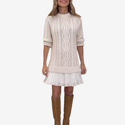 Gaëlle™ Knitted Sweater Dress