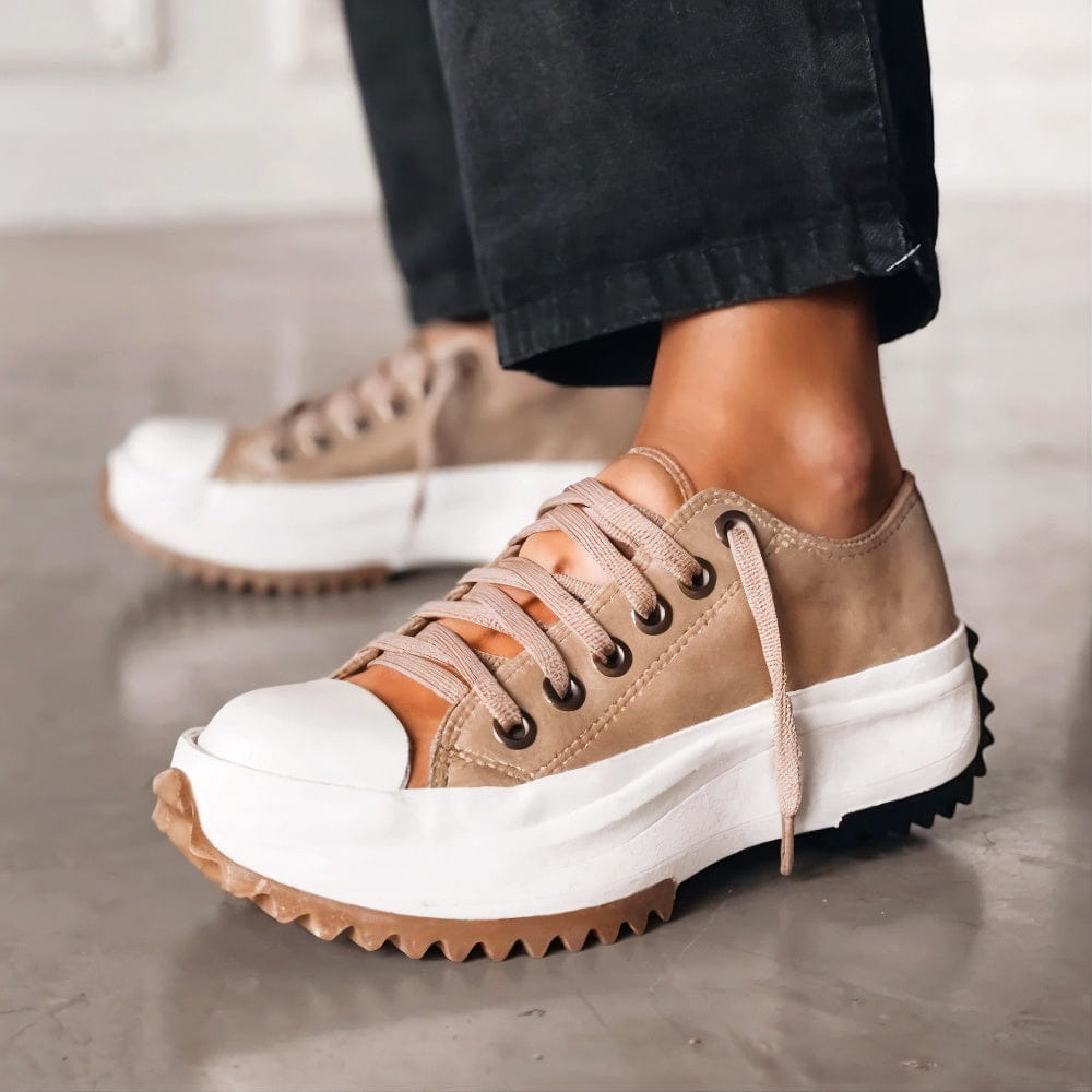 Avenli™ - Platform sneakers in leather