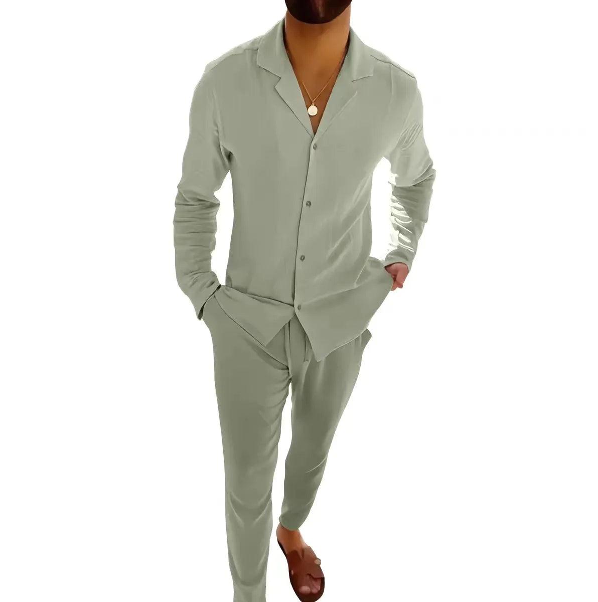Zeus™ | Men's linen summer suit
