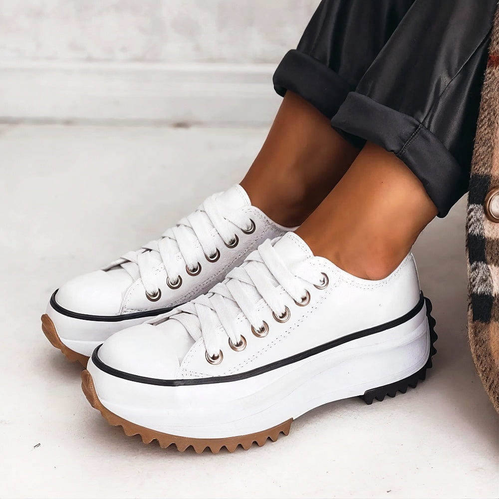 Avenli™ - Platform sneakers in leather