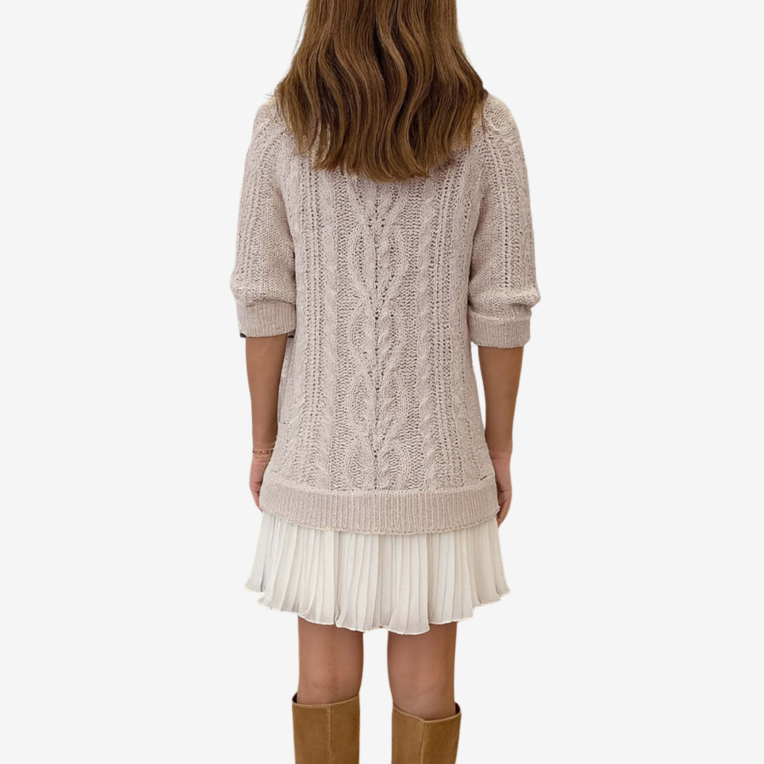 Gaëlle™ Knitted Sweater Dress