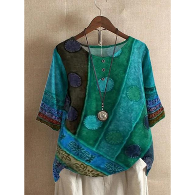 Hanna™ - Bohemian Colorful Top 