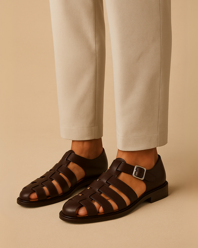 Grazio - Closed sandal with belt