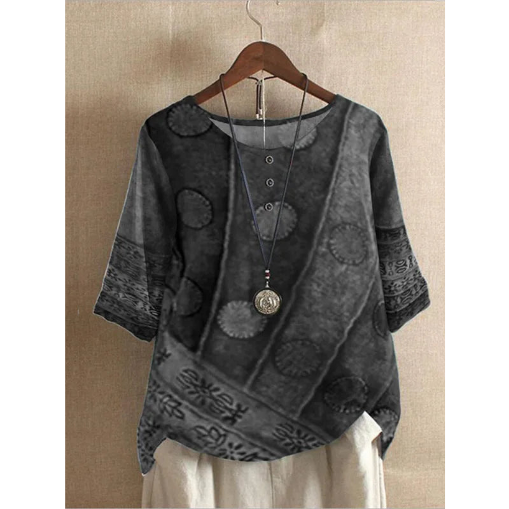 Hanna™ - Bohemian Colorful Top 