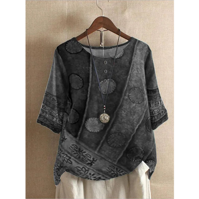 Hanna™ - Bohemian Colorful Top 