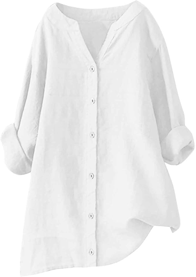 Avenli | Lightweight shirt in a cotton and linen blend with a relaxed summery fit