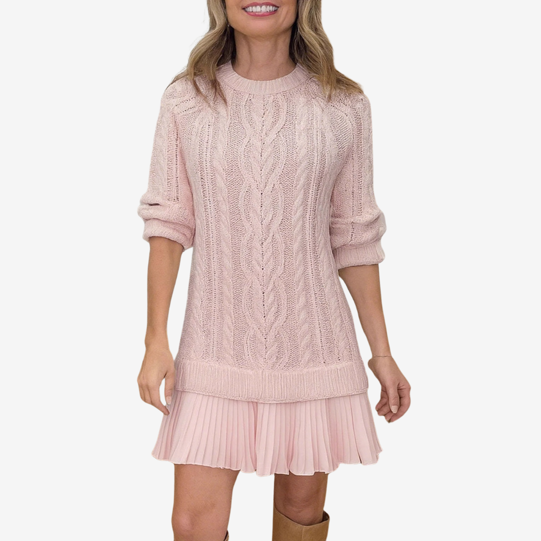 Gaëlle™ Knitted Sweater Dress