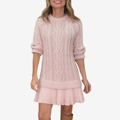 Gaëlle™ Knitted Sweater Dress
