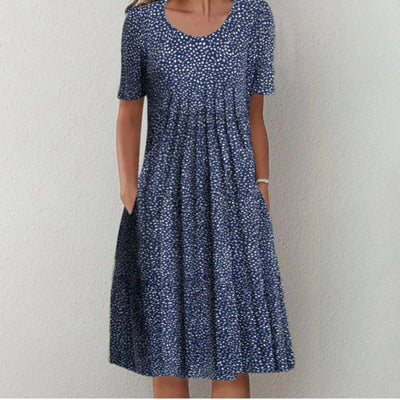 Sofia™ | Elegant and relaxed floral dress with pockets