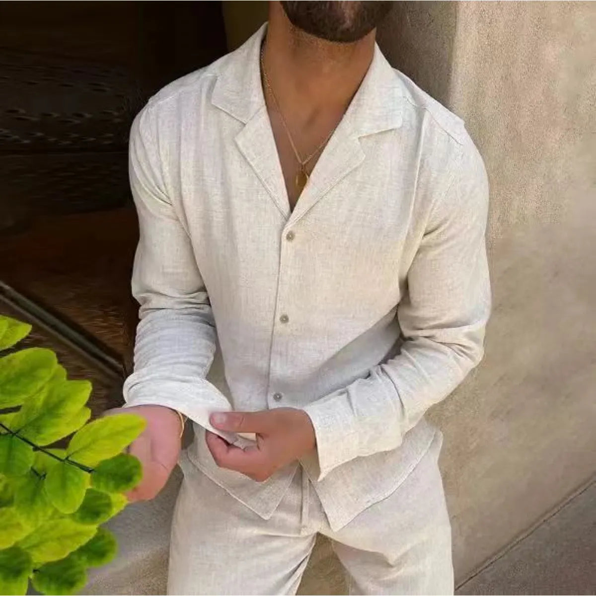 Zeus™ | Men's linen summer suit
