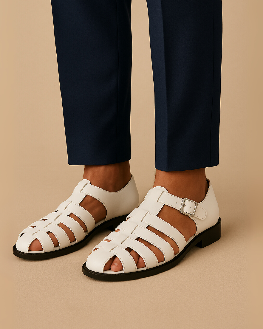 Grazio - Closed sandal with belt