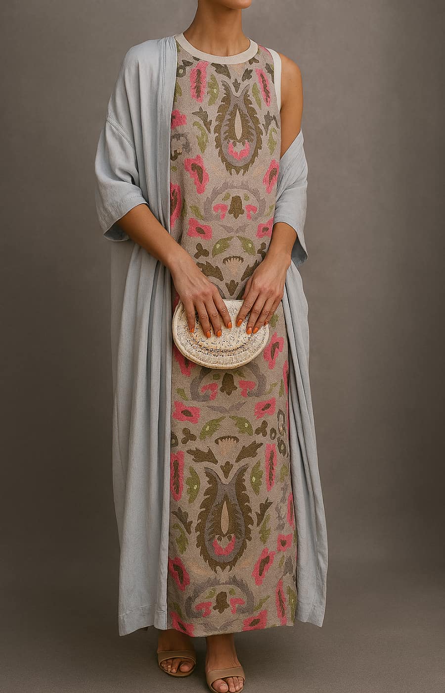ISABELLA | ELEGANT EVENING DRESS WITH CHAIR