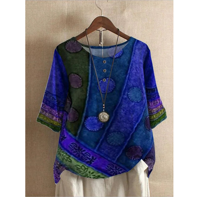 Hanna™ - Bohemian Colorful Top 