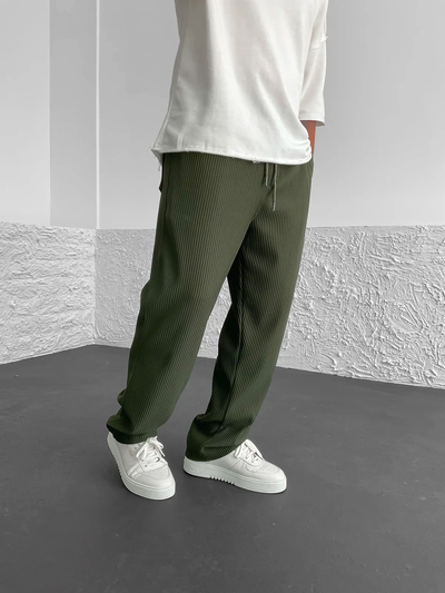 Avenli | Ribbed, relaxed fit trousers