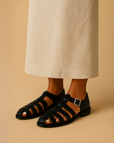 Grazio - Closed sandal with belt