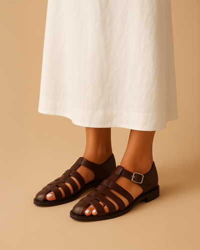 Grazio - Closed sandal with belt