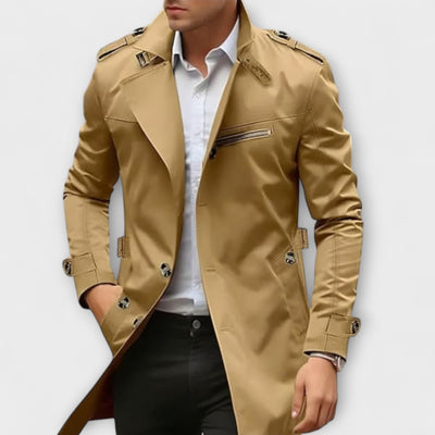Artisanal Trench Coat Milan Elegance for the Modern Man
