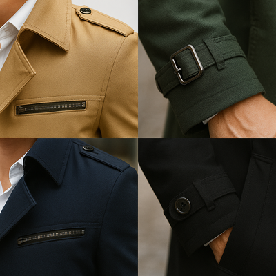 Artisanal Trench Coat Milan Elegance for the Modern Man