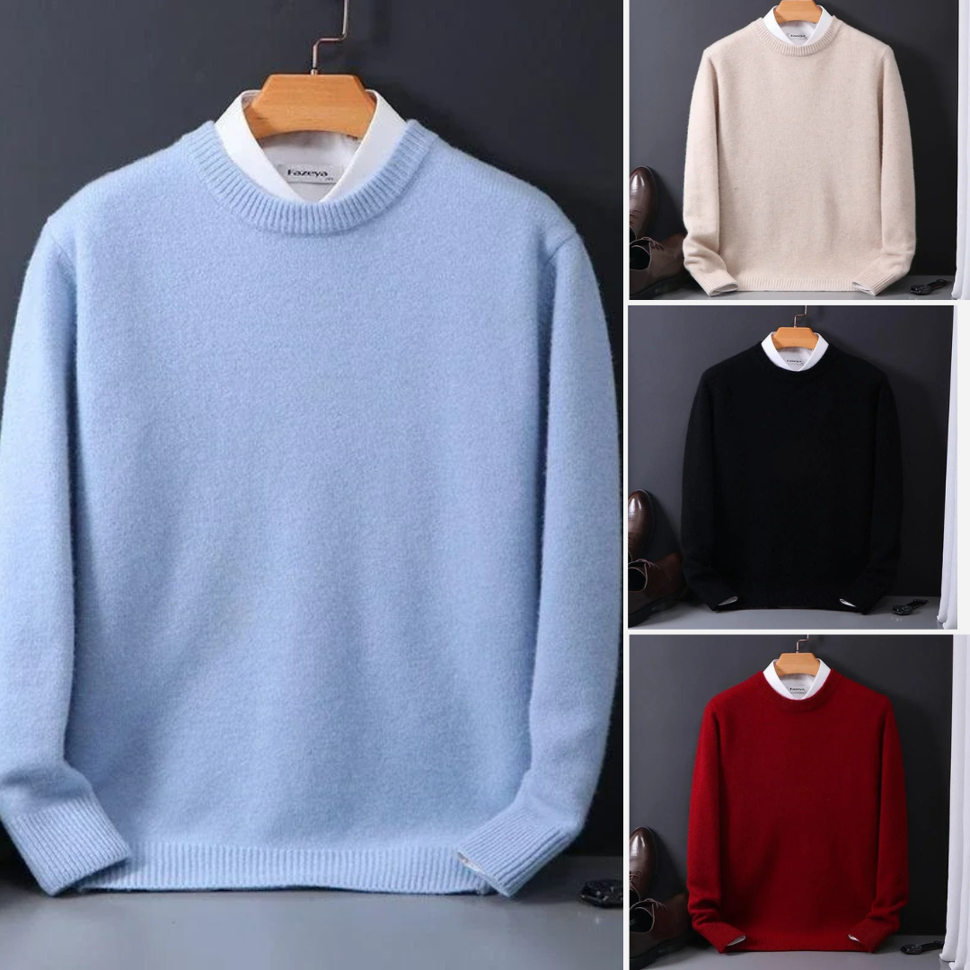 David | Cashmere Crew Neck Sweater