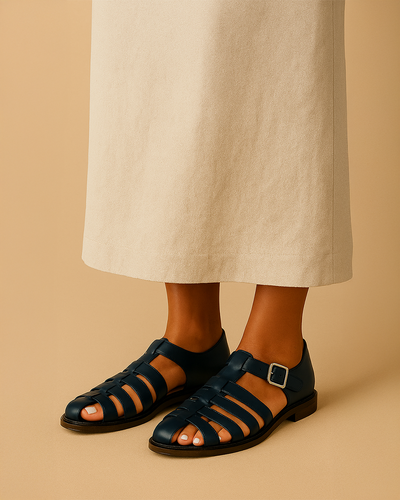 Grazio - Closed sandal with belt