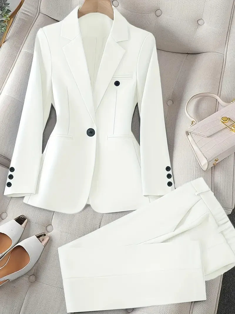 Bruna | Elegant Jacket and Trouser Suit