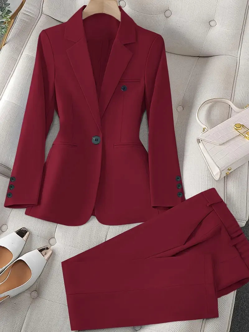 Bruna | Elegant Jacket and Trouser Suit