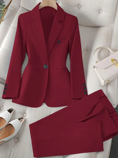 Bruna | Elegant Jacket and Trouser Suit