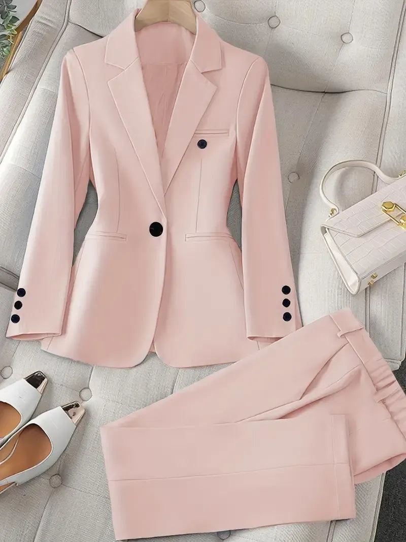 Bruna | Elegant Jacket and Trouser Suit