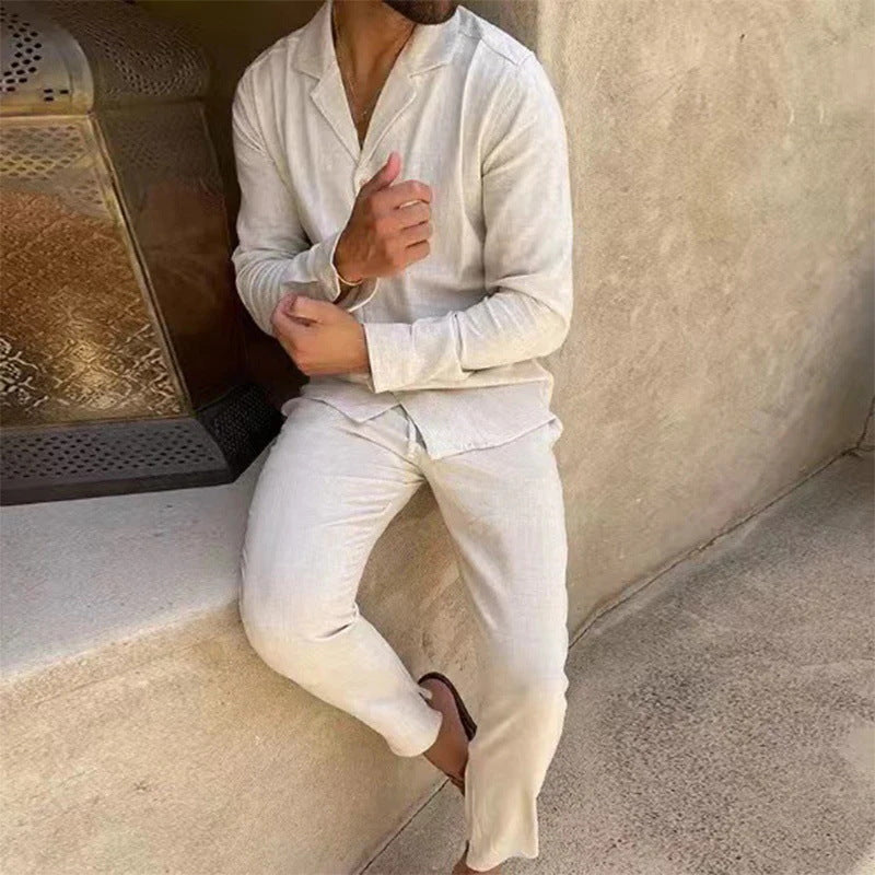 Zeus™ | Men's linen summer suit