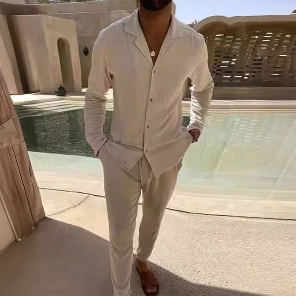 Zeus™ | Men's linen summer suit