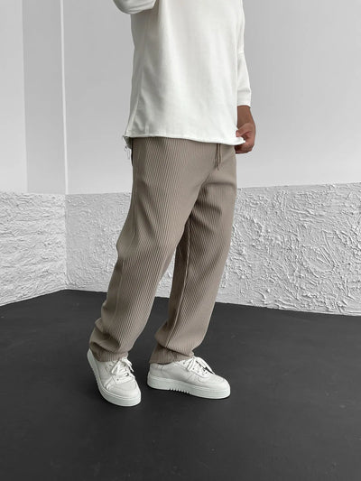 Avenli | Ribbed, relaxed fit trousers