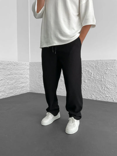 Avenli | Ribbed, relaxed fit trousers