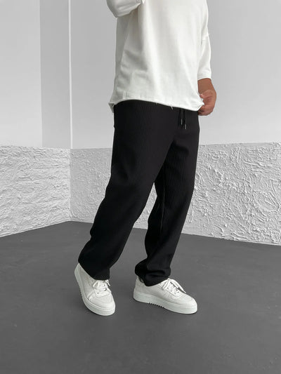 Avenli | Ribbed, relaxed fit trousers