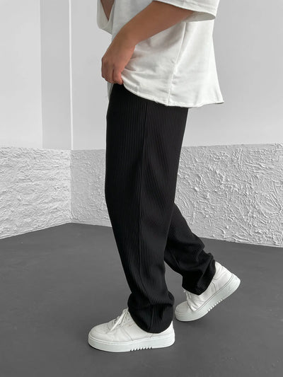 Avenli | Ribbed, relaxed fit trousers