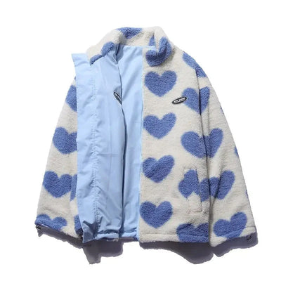 Katharina | Soft Reversible Jacket with Hearts
