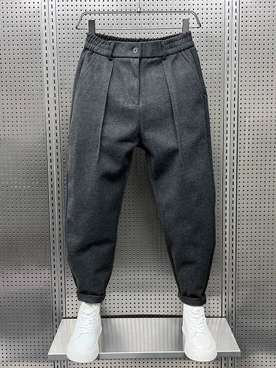 MARCELLO™|Elegant trousers in melange 