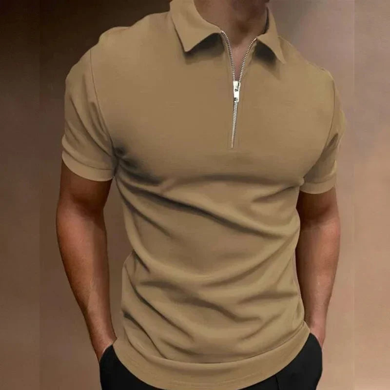 Avenli | Premium Half Zip Pique Shirt 