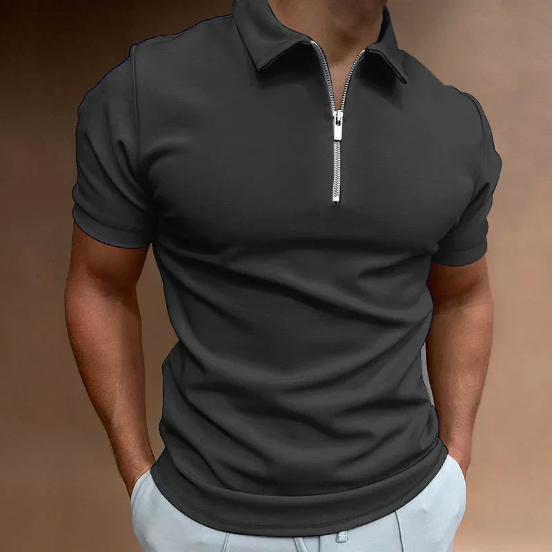 Avenli | Premium Half Zip Pique Shirt 