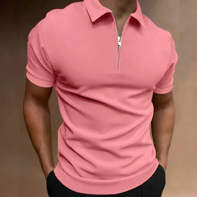 Avenli | Premium Half Zip Pique Shirt 