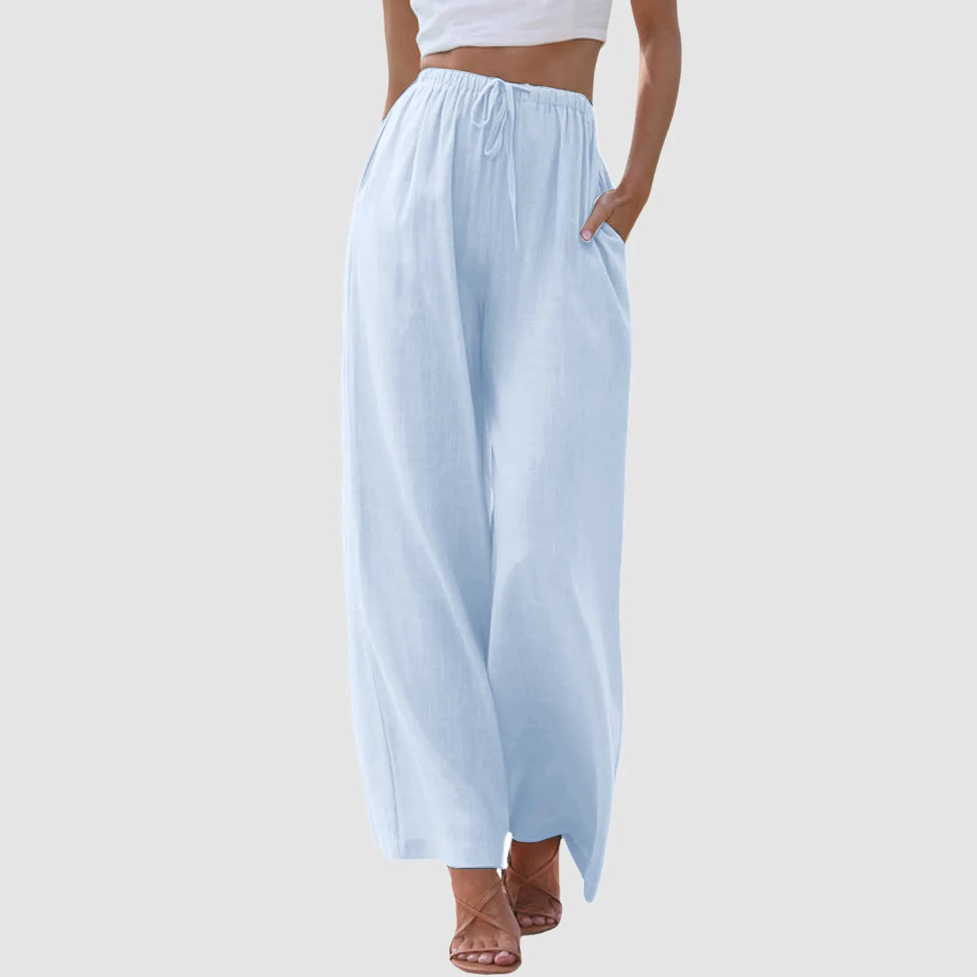 Avenli | Comfortable high-waisted wide-leg pants