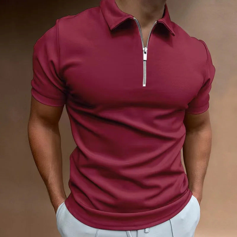 Avenli | Premium Half Zip Pique Shirt 