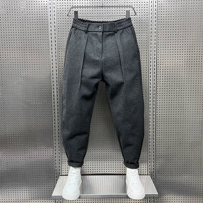 MARCELLO™|Elegant trousers in melange 