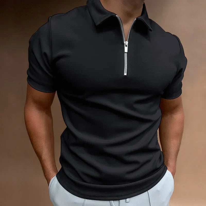 Avenli | Premium Half Zip Pique Shirt 