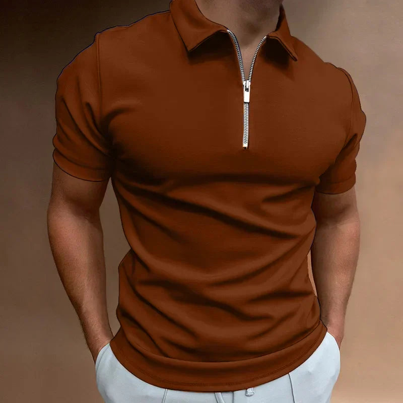 Avenli | Premium Half Zip Pique Shirt 
