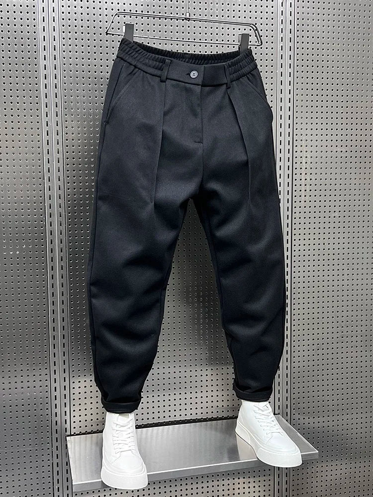 MARCELLO™|Elegant trousers in melange 