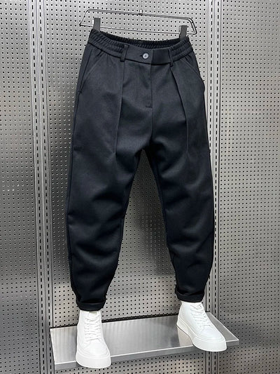 MARCELLO™|Elegant trousers in melange 